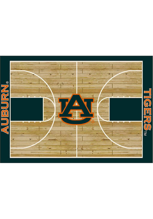 Auburn Tigers 6x8 Courtside Interior Rug - Navy Blue