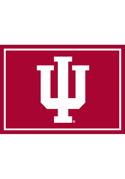 Indiana Hoosiers 4x6 Spirit Interior Rug - Crimson