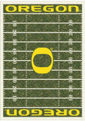 Oregon Ducks 8x11 Homefield Interior Rug - Green