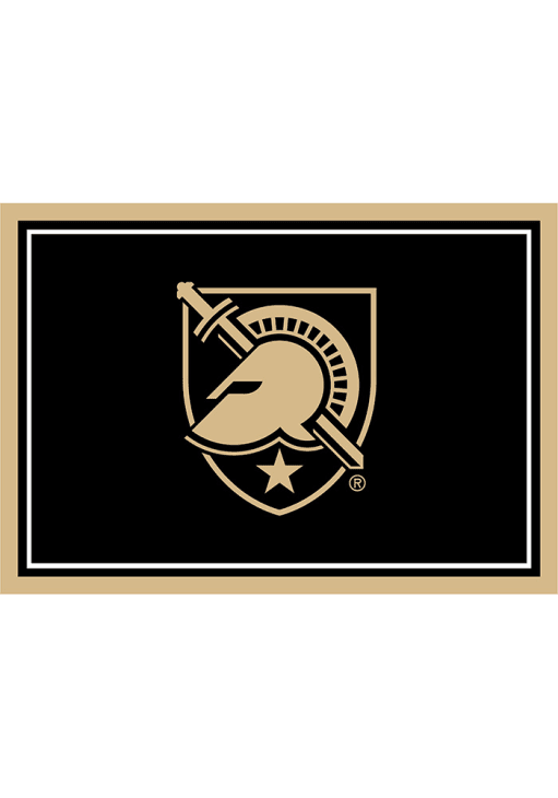 Army Black Knights 6x8 Spirit Interior Rug - Black