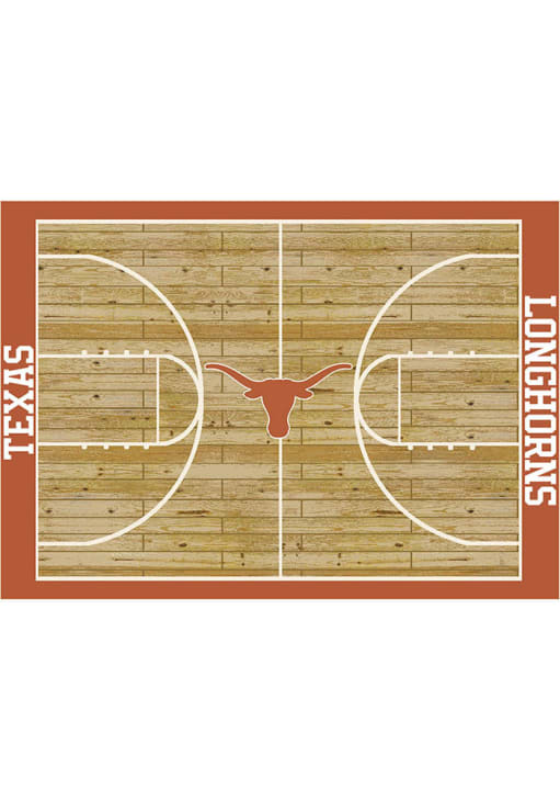 Texas Longhorns 4x6 Courtside Interior Rug - Orange