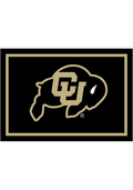 Colorado Buffaloes 6x8 Spirit Interior Rug - Black