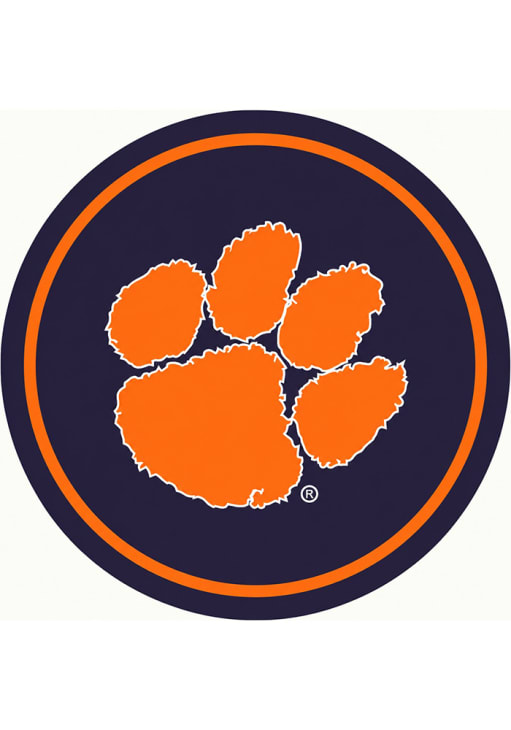 Clemson Tigers 64" Diameter Interior Rug - Purple