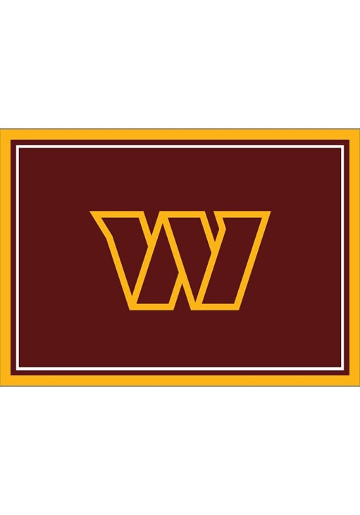 Washington Commanders 4x6 Spirit Rug Interior Rug - Burgundy