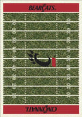 Cincinnati Bearcats 6x8 Homefield Interior Rug - Red