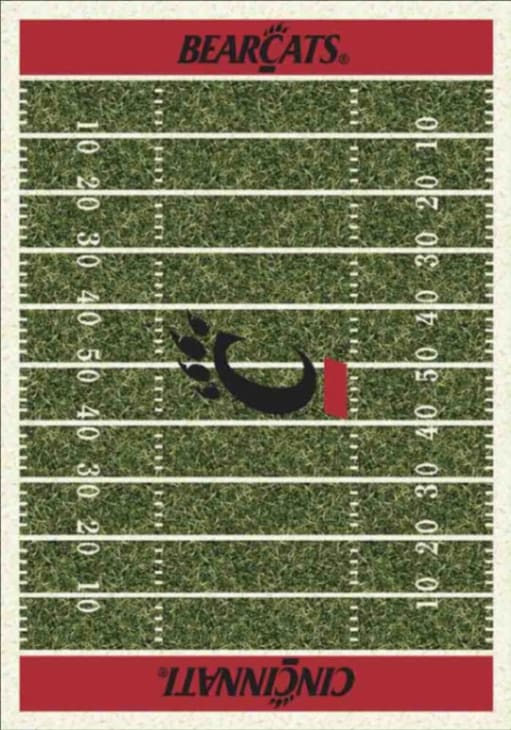 Cincinnati Bearcats 6x8 Homefield Interior Rug - Red