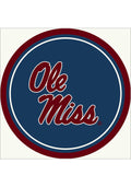 Ole Miss Rebels 64" Diameter Interior Rug - Cardinal Red