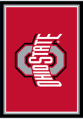 Ohio State Buckeyes 4x6 Spirit Interior Rug - Scarlet Red