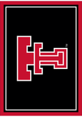 Texas Tech Red Raiders 8x11 Spirit Interior Rug - Black
