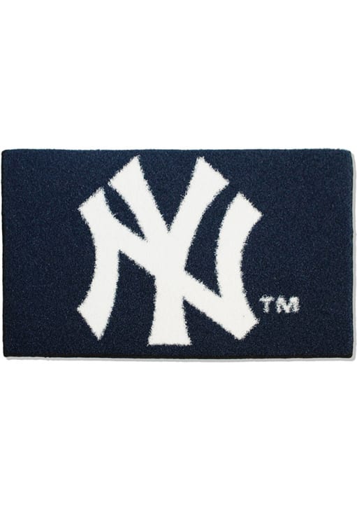 New York Yankees 4x6 MVP Authentic Sports Turf Interior Rug - Navy Blue