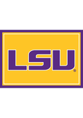 LSU Tigers 3x4 Area Interior Rug - Gold