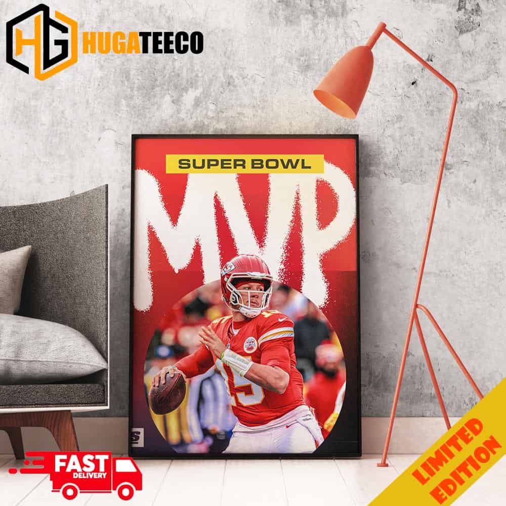 3 Rings And Now 3 Super Bowl MVP‚Äôs Patrick Lavon Mahomes II Congratulations Kansas City Chiefs Super Bowl LVIII Champions 2023-2024 NFL Playoffs Poster Canvas