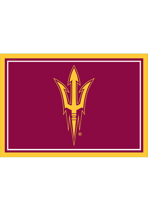 Arizona State Sun Devils 6x8 Spirit Interior Rug - Maroon
