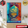 311 Band Show Caribbean Cruise Sailing March 26 31 2025 From Miami To Great Stirrup Cay And Nassau Bahamas Poster Canvas