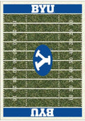 BYU Cougars 4x6 Homefield Interior Rug - Royal Blue