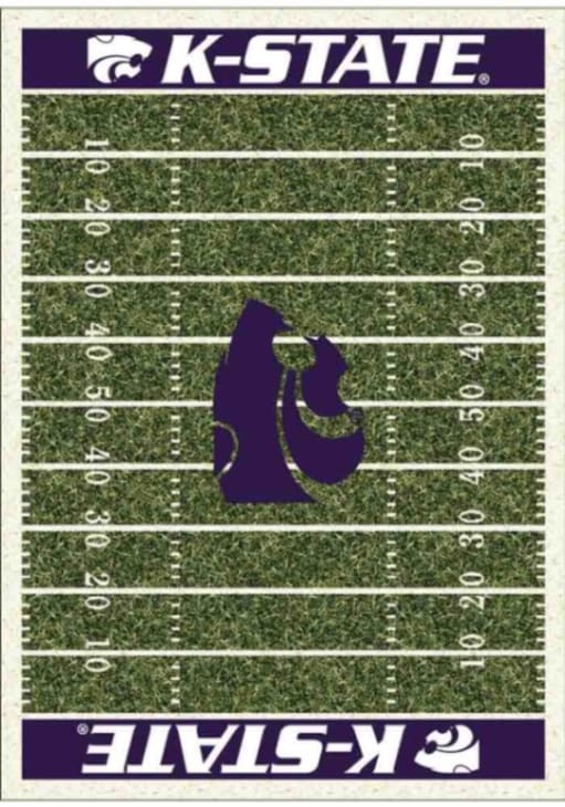 K-State Wildcats 4x6 Homefield Interior Rug - Purple