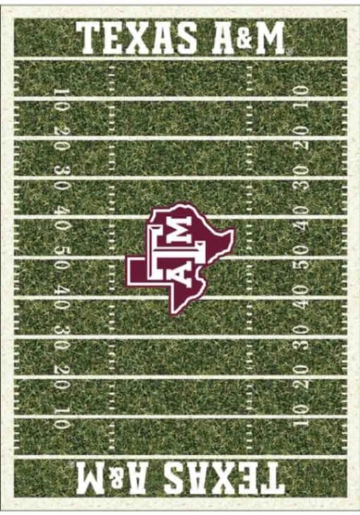 Texas A&M Aggies 4x6 Homefield Interior Rug - Maroon