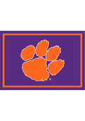 Clemson Tigers 4x6 Spirit Interior Rug - Purple