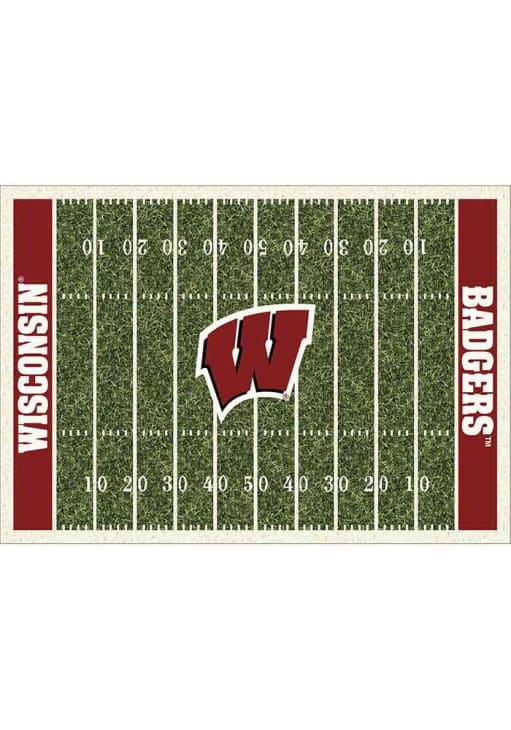 Wisconsin Badgers 6x8 Homefield Interior Rug - Red