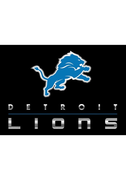 Detroit Lions 6x8 Interior Rug - Blue