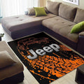 Jeep Orange Rectangle Rug TN1607261639