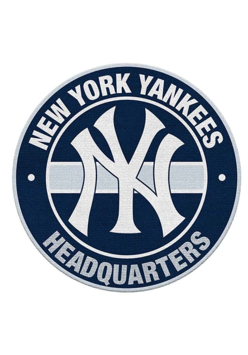 New York Yankees Headquarters Rug Interior Rug - Navy Blue