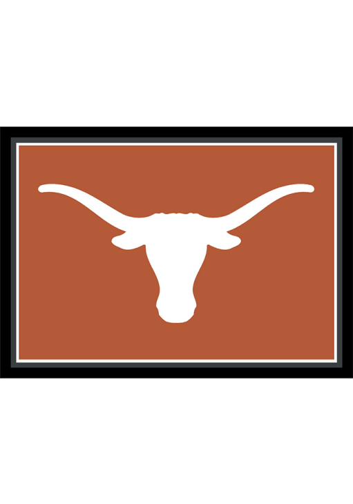 Texas Longhorns 4x6 Spirit Interior Rug - Orange