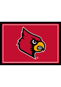 Louisville Cardinals 3x4 Area Interior Rug - Red