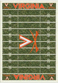 Virginia Cavaliers 4x6 Homefield Interior Rug - Orange