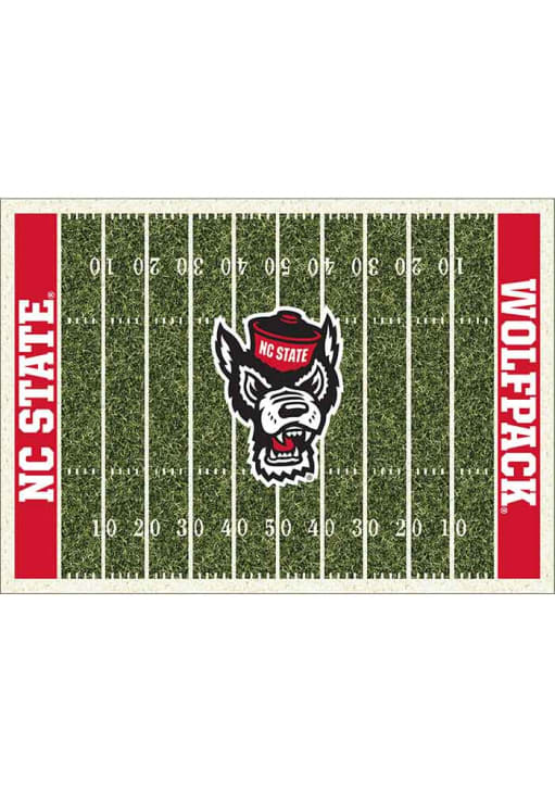 NC State Wolfpack 4x6 Homefield Interior Rug - Red