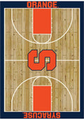 Syracuse Orange 8x11 Courtside Interior Rug - Wood