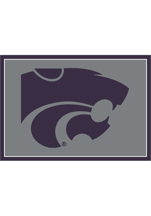 K-State Wildcats 4x6 Spirit Interior Rug - Purple