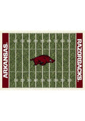 Arkansas Razorbacks 8x11 Homefield Interior Rug - Cardinal Red