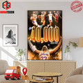 40000 Career Points For The King LeBron James Los Angeles Lakers NBA Home Decor Poster Canvas
