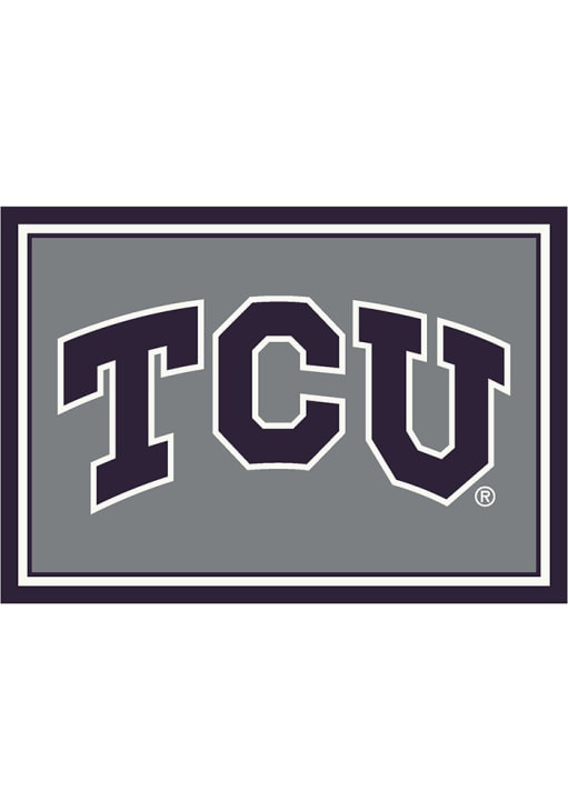 TCU Horned Frogs 3x4 Area Interior Rug - Ash