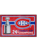 Montreal Canadiens 4x6 Interior Rug - Red