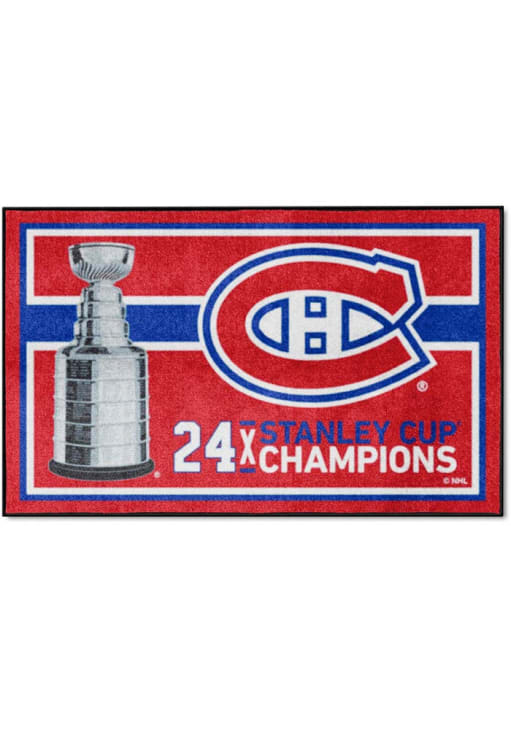 Montreal Canadiens 4x6 Interior Rug - Red