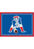 New England Patriots vintage 3x4 Area Rug Interior Rug - Navy Blue