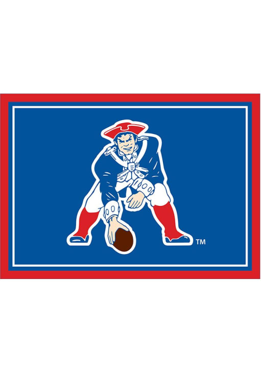 New England Patriots vintage 3x4 Area Rug Interior Rug - Navy Blue