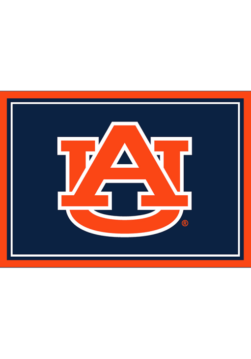 Auburn Tigers 3x4 Area Interior Rug - Navy Blue