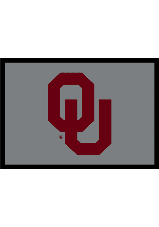 Oklahoma Sooners 3x4 Area Interior Rug - Ash