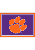 Clemson Tigers 3x4 Area Interior Rug - Purple