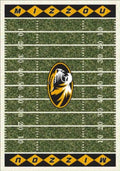 Missouri Tigers 6x8 Homefield Interior Rug - Gold