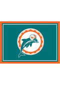 Miami Dolphins vintage 3x4 Area Rug Interior Rug - Blue