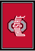 Ohio State Buckeyes 8x11 Spirit Interior Rug - Scarlet Red
