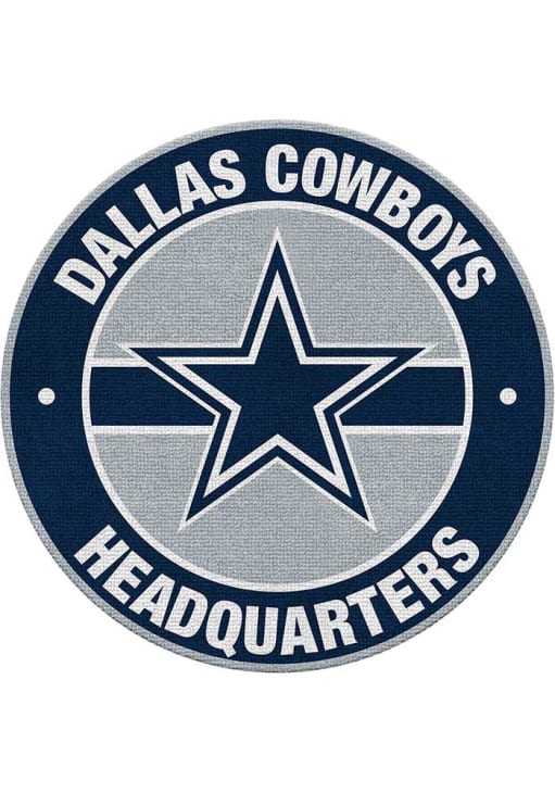 Dallas Cowboys Headquarters Rug Interior Rug - Navy Blue