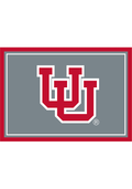Utah Utes 8x11 Spirit Interior Rug - Ash