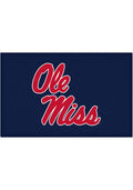 Ole Miss Rebels Primary Starter Interior Rug - Red
