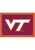 Virginia Tech Hokies 3x4 Area Interior Rug - Maroon