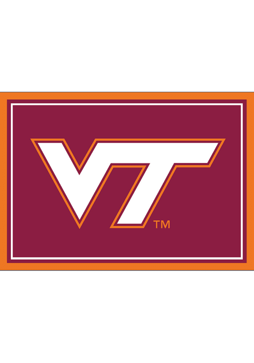 Virginia Tech Hokies 3x4 Area Interior Rug - Maroon